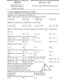 Đề thi học kì 2 môn Toán lớp 8 năm 2022-2023 có đáp án - Phòng GD&ĐT Điện Bàn