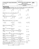 Đề thi giữa học kì 2 môn Toán lớp 6 năm 2022-2023 có đáp án - Trường THCS Nguyễn Bỉnh Khiêm