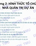 Bài giảng Quản trị dự án: Chương 2 - ĐH Thương mại