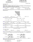Đề thi học kì 2 môn Toán lớp 10 năm 2022-2023 có đáp án - Sở GD&ĐT Nam Định