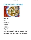 Canh há cảo tôm thịt