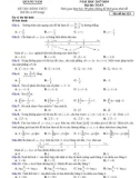 Đề thi KSCL môn Toán lớp 12 năm 2017-2018 - Sở GD&ĐT Quảng Nam - Mã đề 123
