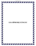 GIA ĐÌNH HỌ XĂNGXY