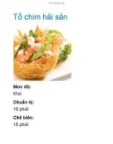 Tổ chim hải sản