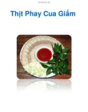 Thịt Phay Cua Giấm