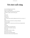 Trò chơi cuối cùng