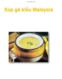 Xúp gà kiểu Malaysia