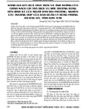 Đánh giá kết quả thực hiện và ảnh hưởng của chính sách chi trả dịch vụ môi trường rừng đến sinh kế của người dân địa phương: Nghiên cứu trường hợp của Ban quản lý rừng phòng hộ Đăk Hà, tỉnh Kon Tum