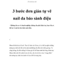 3 bước đơn giản tự vẽ nail da báo sành điệu