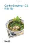 Canh cải ngồng - Cá thác lác