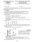 Đề thi học sinh giỏi cấp trường môn Hóa học lớp 11 năm 2022-2023 - Trường THPT Nguyễn Huệ, Phú Yên