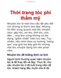 Thời trang tóc phi thẩm mỹ