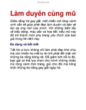 Làm duyên cùng với mũ