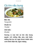 Cà tím nấu bung