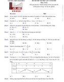 Đề thi thử ĐH môn Toán năm 2020 lần 3 - THPT Thái Phúc