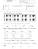 Đề kiểm tra 15 phút lần 4 môn Toán lớp 11 NC năm 2016-2017 - THPT Hàm Thuận Bắc - Mã đề 209