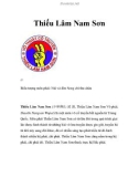 Thiếu Lâm Nam Sơn