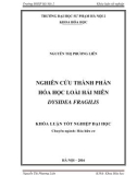 Khóa luận tốt nghiệp: Nghiên cứu thành phần hóa học loài hải miên Dysidea Fragilis