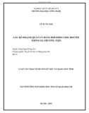 Luận văn Thạc sĩ: Các kế hoạch quản lý hàng đợi động cho truyền thông đa phương tiện