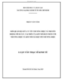 Luận văn Thạc sĩ Kinh tế: Mối quan hệ giữa uy tín thương hiệu và truyền miệng tích cực - Vai trò của Kết nối bản thân với thương hiệu và kết nối xã hội với thương hiệu