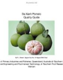 Báo cáo nghiên cứu khoa học Da Xanh Pomelo Quality Guide 