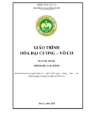 Giáo trình Hoá đại cương-vô cơ (Ngành: Dược - Cao đẳng) - Trường Cao đẳng Y tế Sơn La (2020)