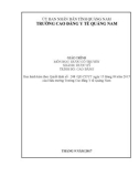 Giáo trình Dược cổ truyền (Nghề: Dược sĩ - Cao đẳng) - Trường Cao đẳng Y tế Quảng Nam