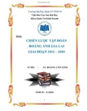 Đề tài: CHIẾN LƯỢC TẬP ĐOÀN HOÀNG ANH GIA LAI GIAI ĐOẠN 2012 – 2020