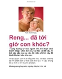 Reng... đã tới giờ con khóc?