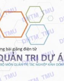 Bài giảng Quản trị dự án - ĐH Thương Mại