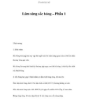 Lâm sàng sốc bỏng – Phần 1