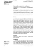 Genetic diversity of Chanos chanos (Forsskål, 1775) from natural populations in Vietnam