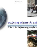 Bài giảng quản trị rủi ro tài chính - Bài 3