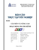 Báo cáo thực tập tốt nghiệp: Cải tiến và nâng cao hoạt động PR cho kênh HTV3