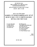 Luận văn: Nghiên cứu kinh nghiệm quốc tế về dịch vụ hậu cần và những bài học rút ra cho Việt nam