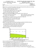 Đề thi giữa học kì 2 môn Địa lí lớp 12 năm 2022-2023 - Trường THPT Phan Ngọc Hiển, Cà Mau