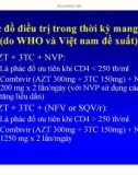 Bài giảng điều trị HIV : Dự phòng lây truyền HIV từ mẹ sang con part 7