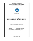 Khóa luận tốt nghiệp Tài chính - Ngân hàng: Một số giải pháp nâng cao hiệu quả hoạt động cho vay tại Ngân hàng Thương mại Cổ phần Sài Gòn Thương tín - chi nhánh Hải Phòng