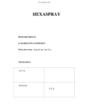 HEXASPRAY