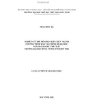 Luận án Tiến sĩ Giáo dục học: Nghiên cứu đổi mới phần kiến thức ngành chương trình đào tạo trình độ đại học ngành Giáo dục thể chất Trường Đại học Hùng Vương Tỉnh Phú Thọ