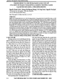 Thành phần và chỉ số đa dạng loài cây gỗ của một số trạng thái rừng lá rộng thường xanh tại huyện Bù Đăng, tỉnh Bình Phước