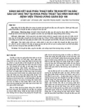 Đánh giá kết quả phẫu thuật điều trị khuyết da đầu sau cắt ung thư tại khoa phẫu thuật tạo hình hàm mặt - Bệnh viện Trung ương Quân đội 108