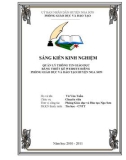 Sáng kiến kinh nghiệm: Quản lý thông tin giáo dục bằng thiết kế website riêng phòng Giáo dục và Đào tạo huyện Nga Sơn