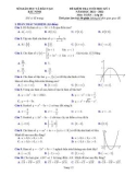 Đề kiểm tra cuối học kì 1 môn Toán lớp 10 năm 2022-2023 có đáp án - Sở GD&ĐT Bắc Ninh