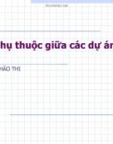 Bài giảng Bài 06: Sự phụ thuộc giữa các dự án - TS. Cao Hào Thi