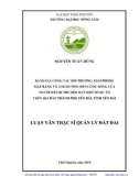 Luận văn Thạc sĩ Quản lý đất đai: Đánh giá công tác bồi thuờng, giải phóng mặt bằng và ảnh hưởng đến cuộc sống của người dân bị thu hồi đất một số dự án trên địa bàn thành phố Yên Bái, tỉnh Yên Bái