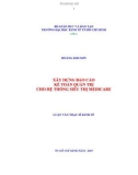 Luận văn: Xây dựng báo cáo kế toán quản trị cho hệ thống siêu thị Medicare