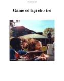 Game có hại cho trẻ