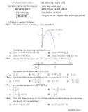Đề thi giữa học kì 2 môn Toán lớp 10 năm 2023-2024 có đáp án - Trường THPT Phước Thạnh, Tiền Giang
