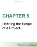 Lecture Project management in practice - Chapter 5: Defining the scope of a project